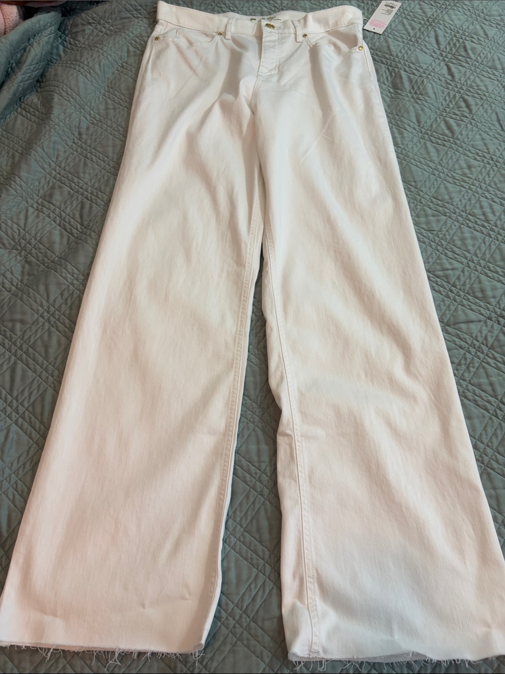 Lilly Pulitzer Aniston High-Rise Straight Leg Pants